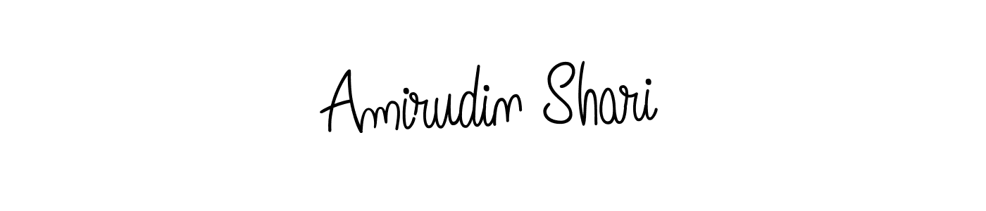 How to make Amirudin Shari signature? Angelique-Rose-font-FFP is a professional autograph style. Create handwritten signature for Amirudin Shari name. Amirudin Shari signature style 5 images and pictures png