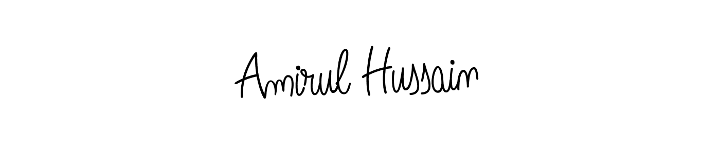 How to make Amirul Hussain signature? Angelique-Rose-font-FFP is a professional autograph style. Create handwritten signature for Amirul Hussain name. Amirul Hussain signature style 5 images and pictures png