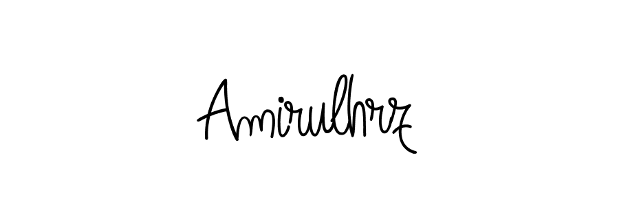 You should practise on your own different ways (Angelique-Rose-font-FFP) to write your name (Amirulhrz) in signature. don't let someone else do it for you. Amirulhrz signature style 5 images and pictures png