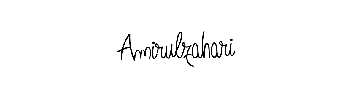 Make a beautiful signature design for name Amirulzahari. Use this online signature maker to create a handwritten signature for free. Amirulzahari signature style 5 images and pictures png