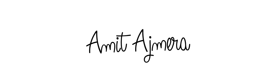 How to make Amit Ajmera name signature. Use Angelique-Rose-font-FFP style for creating short signs online. This is the latest handwritten sign. Amit Ajmera signature style 5 images and pictures png