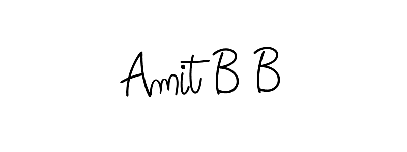 How to make Amit B B signature? Angelique-Rose-font-FFP is a professional autograph style. Create handwritten signature for Amit B B name. Amit B B signature style 5 images and pictures png