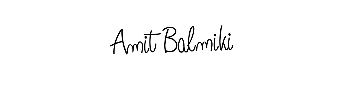 Also we have Amit Balmiki name is the best signature style. Create professional handwritten signature collection using Angelique-Rose-font-FFP autograph style. Amit Balmiki signature style 5 images and pictures png