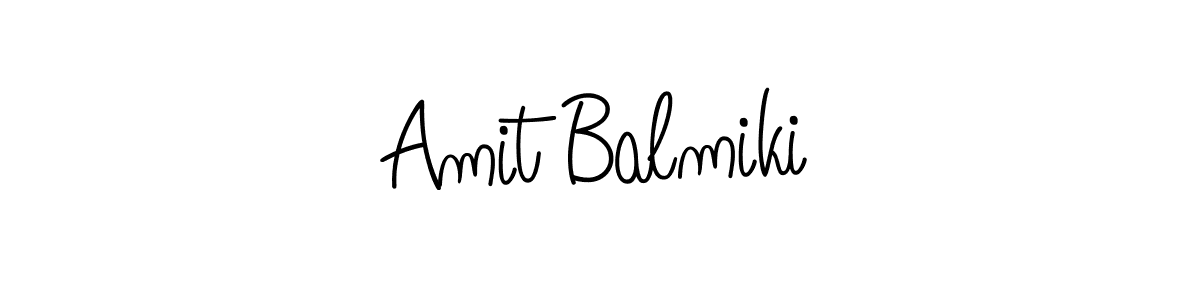 Create a beautiful signature design for name Amit Balmiki. With this signature (Angelique-Rose-font-FFP) fonts, you can make a handwritten signature for free. Amit Balmiki signature style 5 images and pictures png