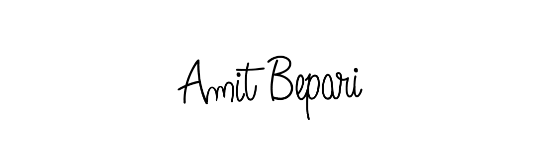 Make a beautiful signature design for name Amit Bepari. With this signature (Angelique-Rose-font-FFP) style, you can create a handwritten signature for free. Amit Bepari signature style 5 images and pictures png