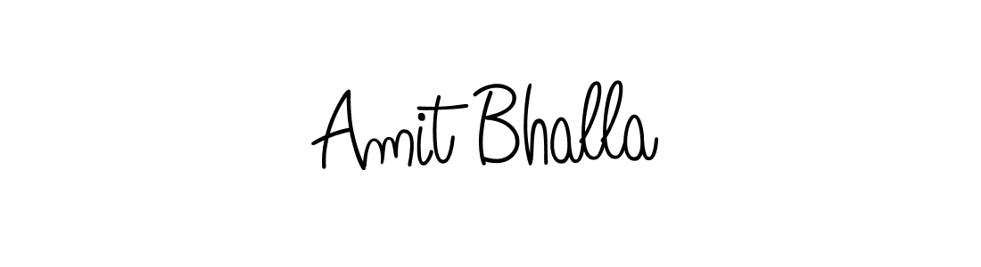 You should practise on your own different ways (Angelique-Rose-font-FFP) to write your name (Amit Bhalla) in signature. don't let someone else do it for you. Amit Bhalla signature style 5 images and pictures png
