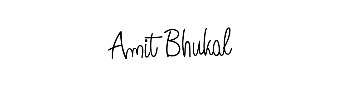How to make Amit Bhukal name signature. Use Angelique-Rose-font-FFP style for creating short signs online. This is the latest handwritten sign. Amit Bhukal signature style 5 images and pictures png
