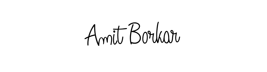 Design your own signature with our free online signature maker. With this signature software, you can create a handwritten (Angelique-Rose-font-FFP) signature for name Amit Borkar. Amit Borkar signature style 5 images and pictures png