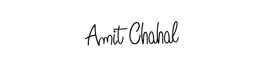 Create a beautiful signature design for name Amit Chahal. With this signature (Angelique-Rose-font-FFP) fonts, you can make a handwritten signature for free. Amit Chahal signature style 5 images and pictures png