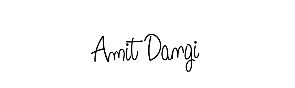 Create a beautiful signature design for name Amit Dangi. With this signature (Angelique-Rose-font-FFP) fonts, you can make a handwritten signature for free. Amit Dangi signature style 5 images and pictures png