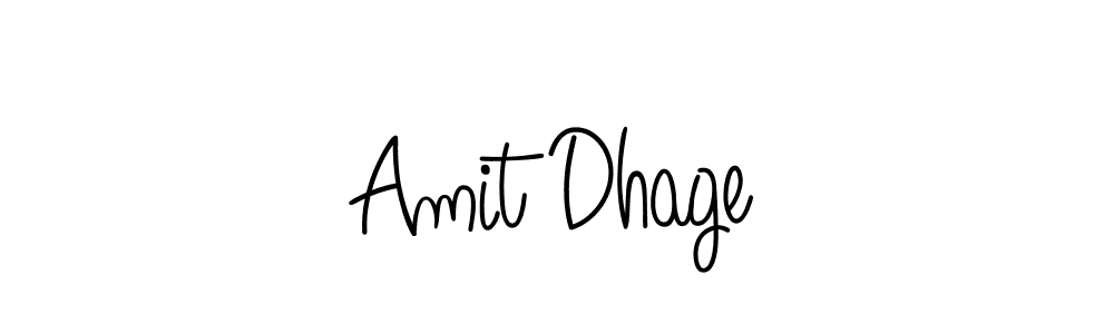 Also we have Amit Dhage name is the best signature style. Create professional handwritten signature collection using Angelique-Rose-font-FFP autograph style. Amit Dhage signature style 5 images and pictures png