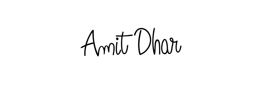 Amit Dhar stylish signature style. Best Handwritten Sign (Angelique-Rose-font-FFP) for my name. Handwritten Signature Collection Ideas for my name Amit Dhar. Amit Dhar signature style 5 images and pictures png