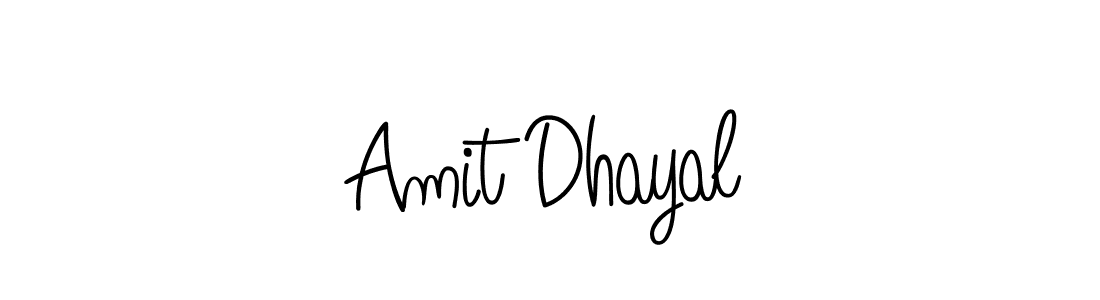 How to Draw Amit Dhayal signature style? Angelique-Rose-font-FFP is a latest design signature styles for name Amit Dhayal. Amit Dhayal signature style 5 images and pictures png