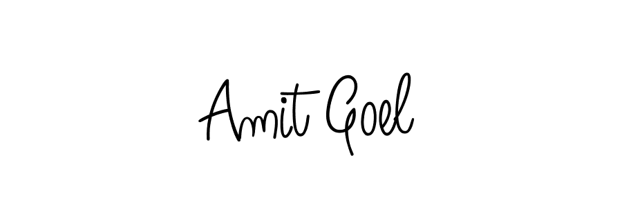 How to make Amit Goel name signature. Use Angelique-Rose-font-FFP style for creating short signs online. This is the latest handwritten sign. Amit Goel signature style 5 images and pictures png