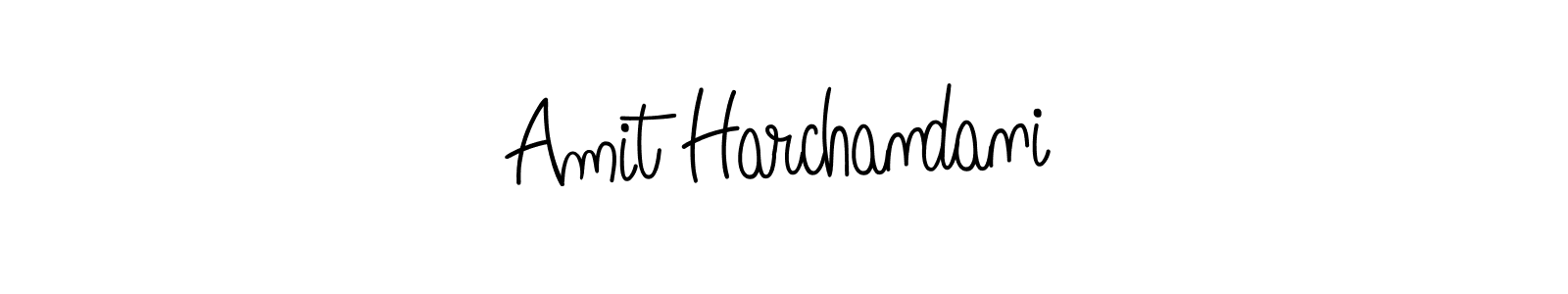 How to make Amit Harchandani name signature. Use Angelique-Rose-font-FFP style for creating short signs online. This is the latest handwritten sign. Amit Harchandani signature style 5 images and pictures png