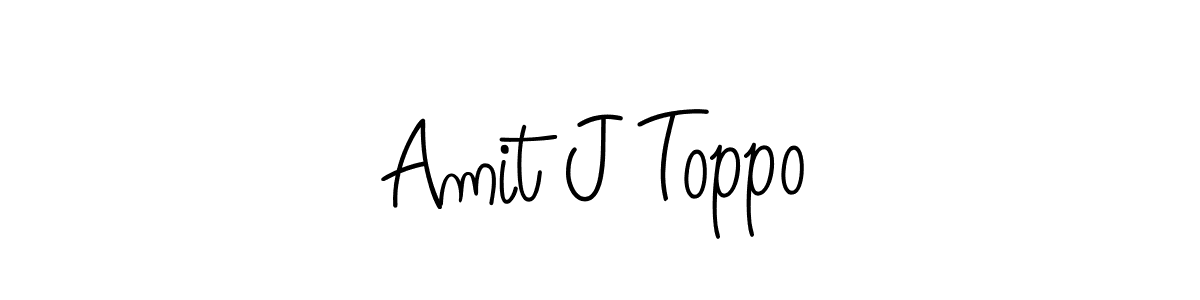 Here are the top 10 professional signature styles for the name Amit J Toppo. These are the best autograph styles you can use for your name. Amit J Toppo signature style 5 images and pictures png