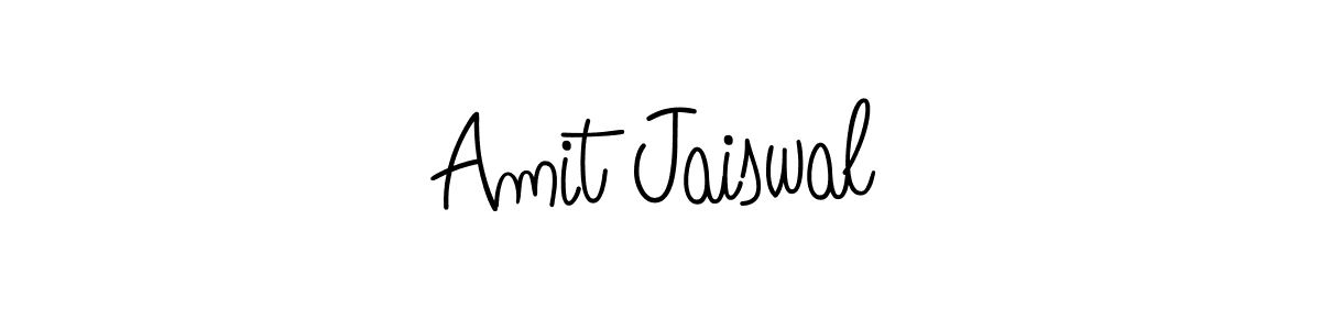 Amit Jaiswal stylish signature style. Best Handwritten Sign (Angelique-Rose-font-FFP) for my name. Handwritten Signature Collection Ideas for my name Amit Jaiswal. Amit Jaiswal signature style 5 images and pictures png