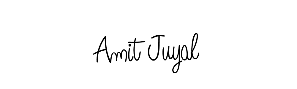 Design your own signature with our free online signature maker. With this signature software, you can create a handwritten (Angelique-Rose-font-FFP) signature for name Amit Juyal. Amit Juyal signature style 5 images and pictures png