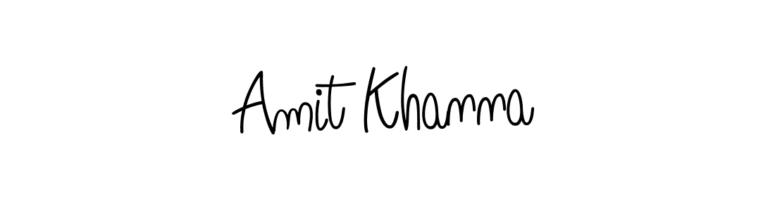 Amit Khanna stylish signature style. Best Handwritten Sign (Angelique-Rose-font-FFP) for my name. Handwritten Signature Collection Ideas for my name Amit Khanna. Amit Khanna signature style 5 images and pictures png