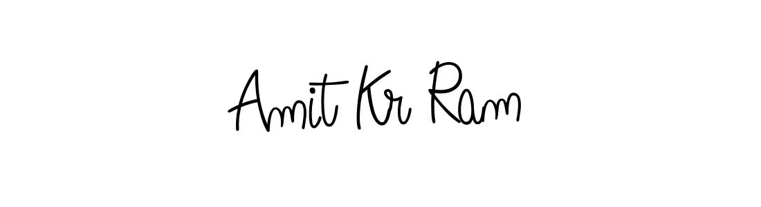 Also we have Amit Kr Ram name is the best signature style. Create professional handwritten signature collection using Angelique-Rose-font-FFP autograph style. Amit Kr Ram signature style 5 images and pictures png