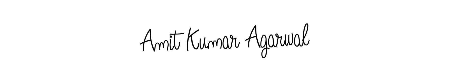 Use a signature maker to create a handwritten signature online. With this signature software, you can design (Angelique-Rose-font-FFP) your own signature for name Amit Kumar Agarwal. Amit Kumar Agarwal signature style 5 images and pictures png