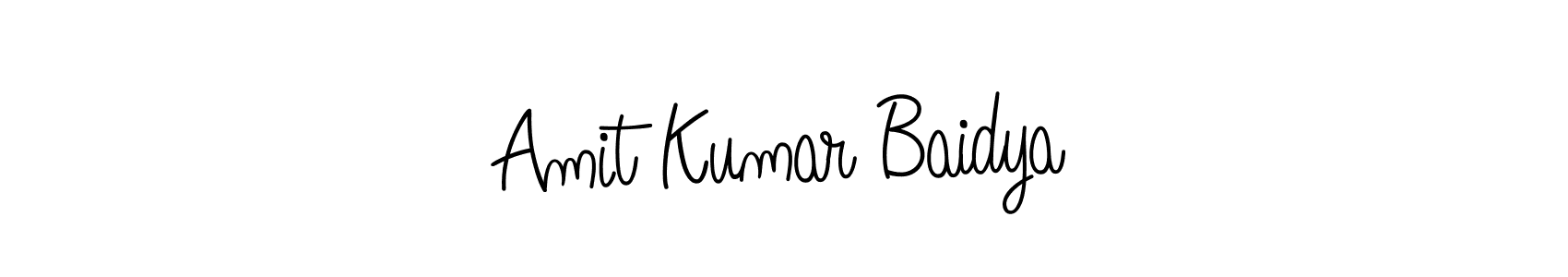 Angelique-Rose-font-FFP is a professional signature style that is perfect for those who want to add a touch of class to their signature. It is also a great choice for those who want to make their signature more unique. Get Amit Kumar Baidya name to fancy signature for free. Amit Kumar Baidya signature style 5 images and pictures png