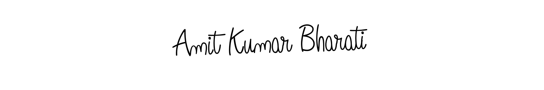 Make a short Amit Kumar Bharati signature style. Manage your documents anywhere anytime using Angelique-Rose-font-FFP. Create and add eSignatures, submit forms, share and send files easily. Amit Kumar Bharati signature style 5 images and pictures png