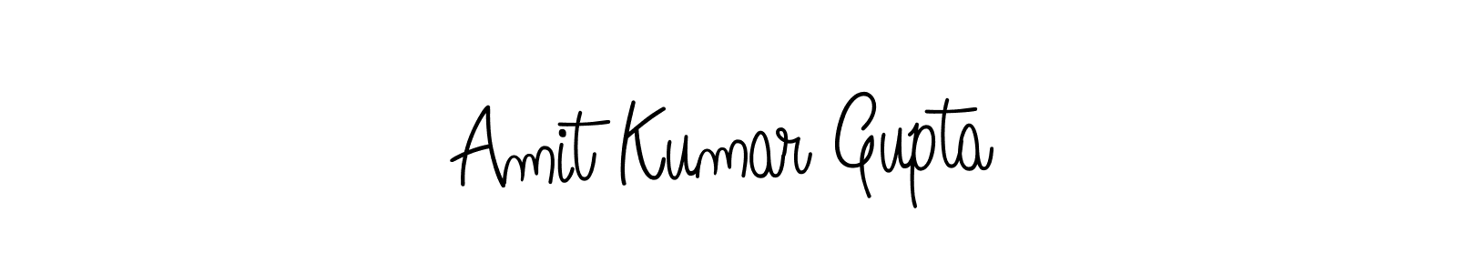 Create a beautiful signature design for name Amit Kumar Gupta. With this signature (Angelique-Rose-font-FFP) fonts, you can make a handwritten signature for free. Amit Kumar Gupta signature style 5 images and pictures png