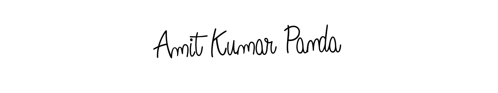 How to make Amit Kumar Panda name signature. Use Angelique-Rose-font-FFP style for creating short signs online. This is the latest handwritten sign. Amit Kumar Panda signature style 5 images and pictures png