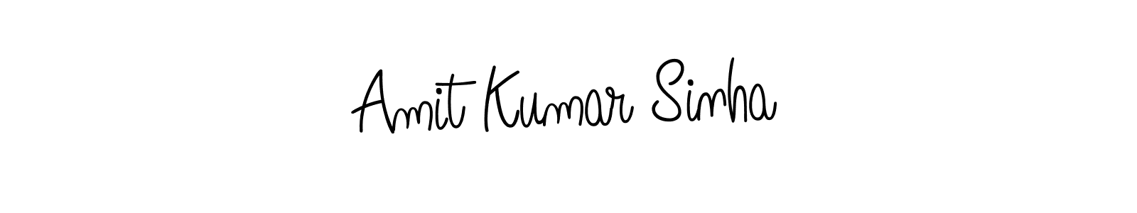 Use a signature maker to create a handwritten signature online. With this signature software, you can design (Angelique-Rose-font-FFP) your own signature for name Amit Kumar Sinha. Amit Kumar Sinha signature style 5 images and pictures png