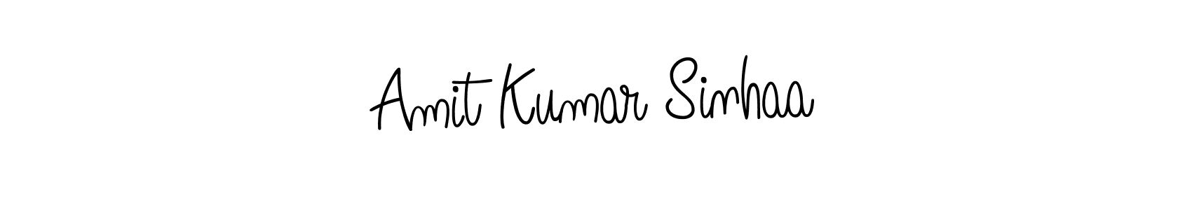 Make a short Amit Kumar Sinhaa signature style. Manage your documents anywhere anytime using Angelique-Rose-font-FFP. Create and add eSignatures, submit forms, share and send files easily. Amit Kumar Sinhaa signature style 5 images and pictures png