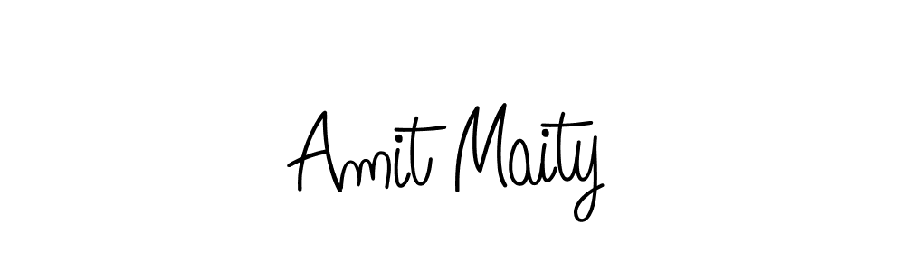 The best way (Angelique-Rose-font-FFP) to make a short signature is to pick only two or three words in your name. The name Amit Maity include a total of six letters. For converting this name. Amit Maity signature style 5 images and pictures png