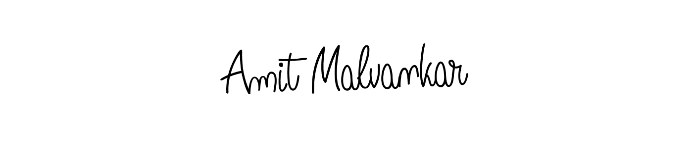 Amit Malvankar stylish signature style. Best Handwritten Sign (Angelique-Rose-font-FFP) for my name. Handwritten Signature Collection Ideas for my name Amit Malvankar. Amit Malvankar signature style 5 images and pictures png