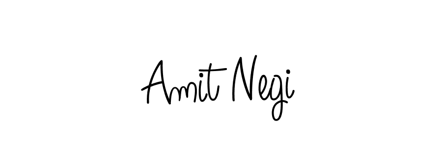 The best way (Angelique-Rose-font-FFP) to make a short signature is to pick only two or three words in your name. The name Amit Negi include a total of six letters. For converting this name. Amit Negi signature style 5 images and pictures png