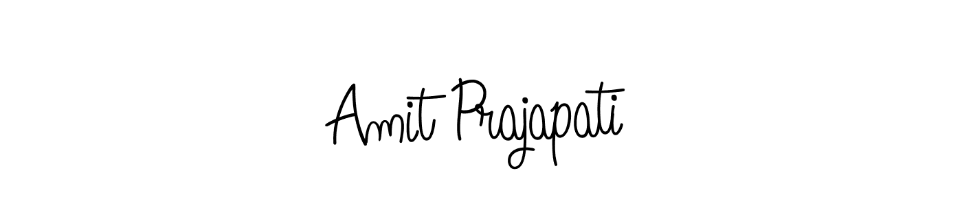 The best way (Angelique-Rose-font-FFP) to make a short signature is to pick only two or three words in your name. The name Amit Prajapati include a total of six letters. For converting this name. Amit Prajapati signature style 5 images and pictures png