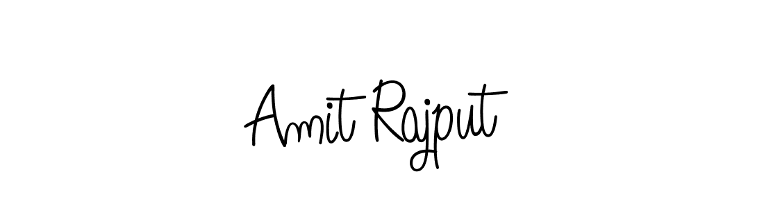 Use a signature maker to create a handwritten signature online. With this signature software, you can design (Angelique-Rose-font-FFP) your own signature for name Amit Rajput. Amit Rajput signature style 5 images and pictures png