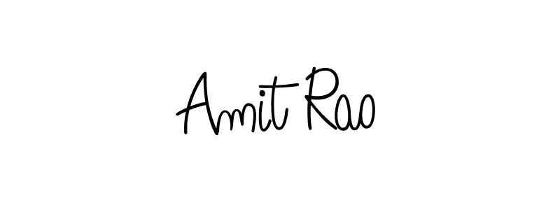 Design your own signature with our free online signature maker. With this signature software, you can create a handwritten (Angelique-Rose-font-FFP) signature for name Amit Rao. Amit Rao signature style 5 images and pictures png