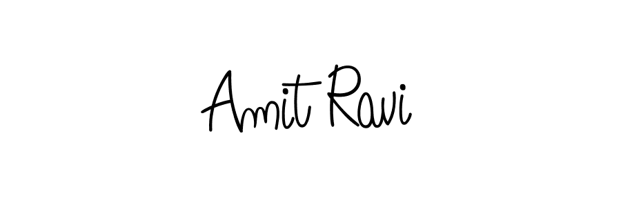 Amit Ravi stylish signature style. Best Handwritten Sign (Angelique-Rose-font-FFP) for my name. Handwritten Signature Collection Ideas for my name Amit Ravi. Amit Ravi signature style 5 images and pictures png