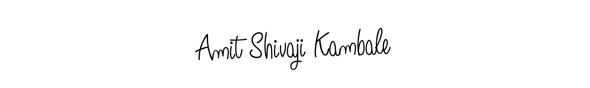 Amit Shivaji Kambale stylish signature style. Best Handwritten Sign (Angelique-Rose-font-FFP) for my name. Handwritten Signature Collection Ideas for my name Amit Shivaji Kambale. Amit Shivaji Kambale signature style 5 images and pictures png