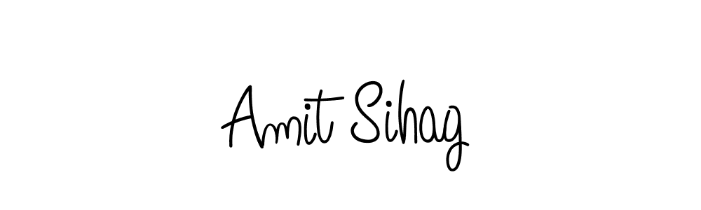 Also we have Amit Sihag name is the best signature style. Create professional handwritten signature collection using Angelique-Rose-font-FFP autograph style. Amit Sihag signature style 5 images and pictures png