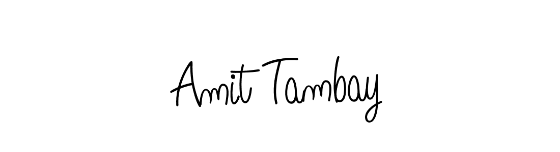 Create a beautiful signature design for name Amit Tambay. With this signature (Angelique-Rose-font-FFP) fonts, you can make a handwritten signature for free. Amit Tambay signature style 5 images and pictures png