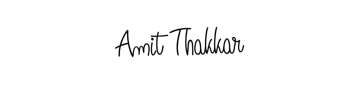 Make a beautiful signature design for name Amit Thakkar. With this signature (Angelique-Rose-font-FFP) style, you can create a handwritten signature for free. Amit Thakkar signature style 5 images and pictures png