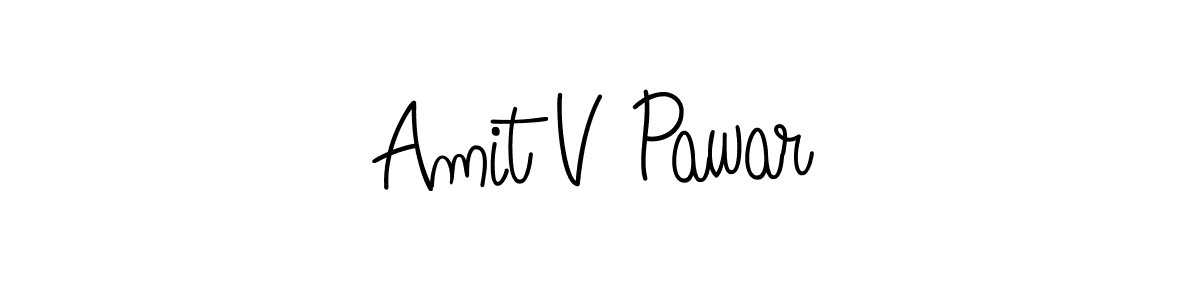 Check out images of Autograph of Amit V Pawar name. Actor Amit V Pawar Signature Style. Angelique-Rose-font-FFP is a professional sign style online. Amit V Pawar signature style 5 images and pictures png