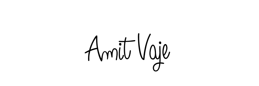 Design your own signature with our free online signature maker. With this signature software, you can create a handwritten (Angelique-Rose-font-FFP) signature for name Amit Vaje. Amit Vaje signature style 5 images and pictures png