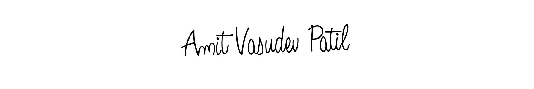 You should practise on your own different ways (Angelique-Rose-font-FFP) to write your name (Amit Vasudev Patil) in signature. don't let someone else do it for you. Amit Vasudev Patil signature style 5 images and pictures png