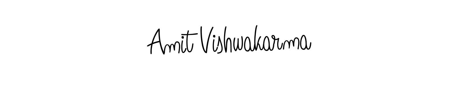 Make a beautiful signature design for name Amit Vishwakarma. Use this online signature maker to create a handwritten signature for free. Amit Vishwakarma signature style 5 images and pictures png