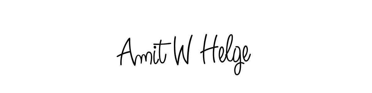 Here are the top 10 professional signature styles for the name Amit W Helge. These are the best autograph styles you can use for your name. Amit W Helge signature style 5 images and pictures png