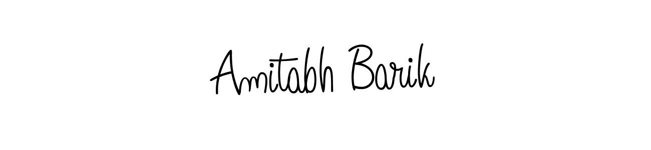 Make a beautiful signature design for name Amitabh Barik. With this signature (Angelique-Rose-font-FFP) style, you can create a handwritten signature for free. Amitabh Barik signature style 5 images and pictures png