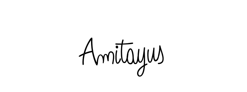 Use a signature maker to create a handwritten signature online. With this signature software, you can design (Angelique-Rose-font-FFP) your own signature for name Amitayus. Amitayus signature style 5 images and pictures png