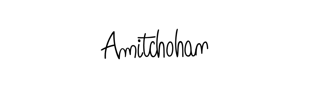 Amitchohan stylish signature style. Best Handwritten Sign (Angelique-Rose-font-FFP) for my name. Handwritten Signature Collection Ideas for my name Amitchohan. Amitchohan signature style 5 images and pictures png
